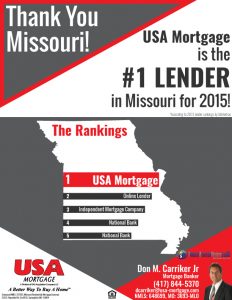 #1 Lender in Missouri for 2015